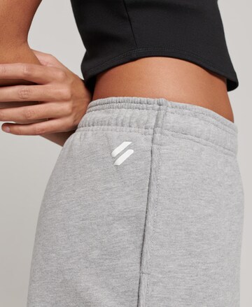 Superdry Regular Workout Pants 'Core' in Grey