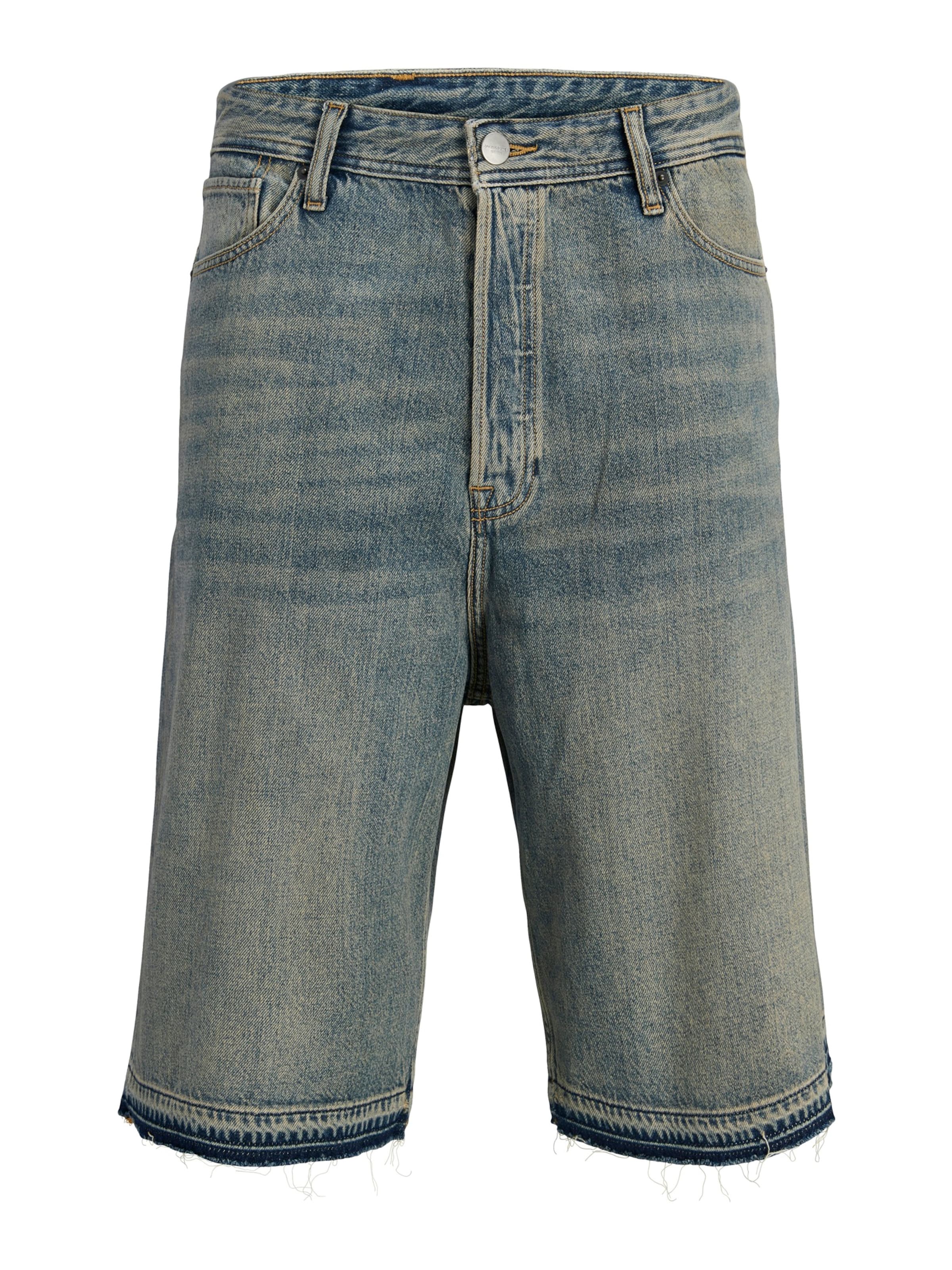 JACK & JONES Luźne Jeansy 'JJIRON JJORIGINAL' w kolorze niebieski: przód