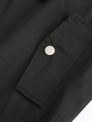 Youthup Between-Seasons Coat in Black