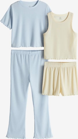 The Set Yöpuku värissä sininen: etupuoli