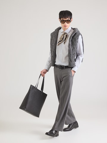 Michael Kors Средняя посадка Рубашка 'DOBBY' в Синий