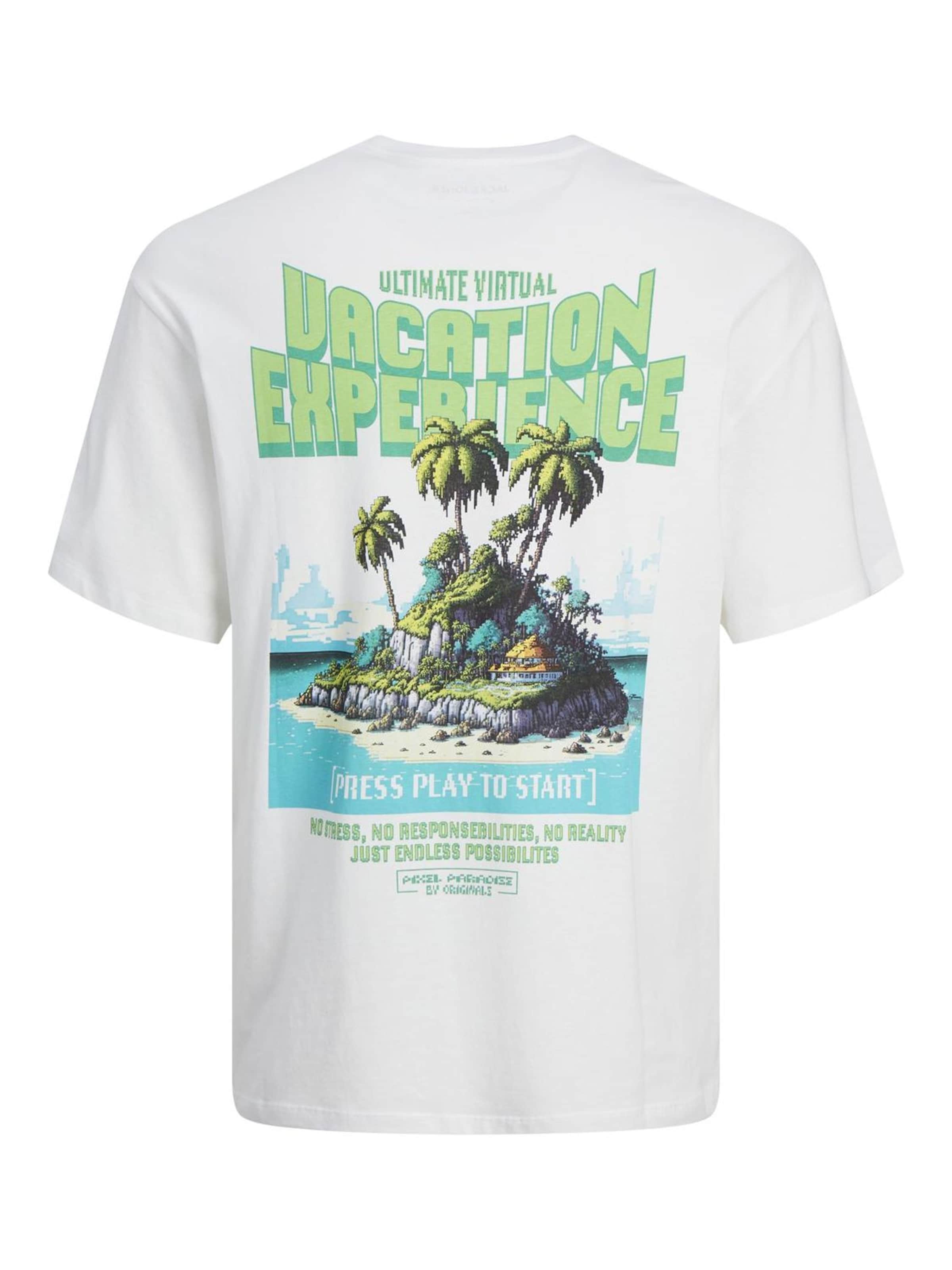 T-Shirt JACK & JONES en blanc