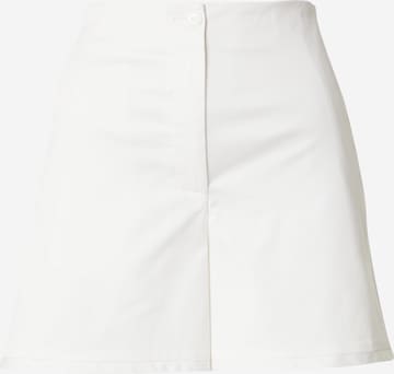 Sisley Loose fit Pants in White: front