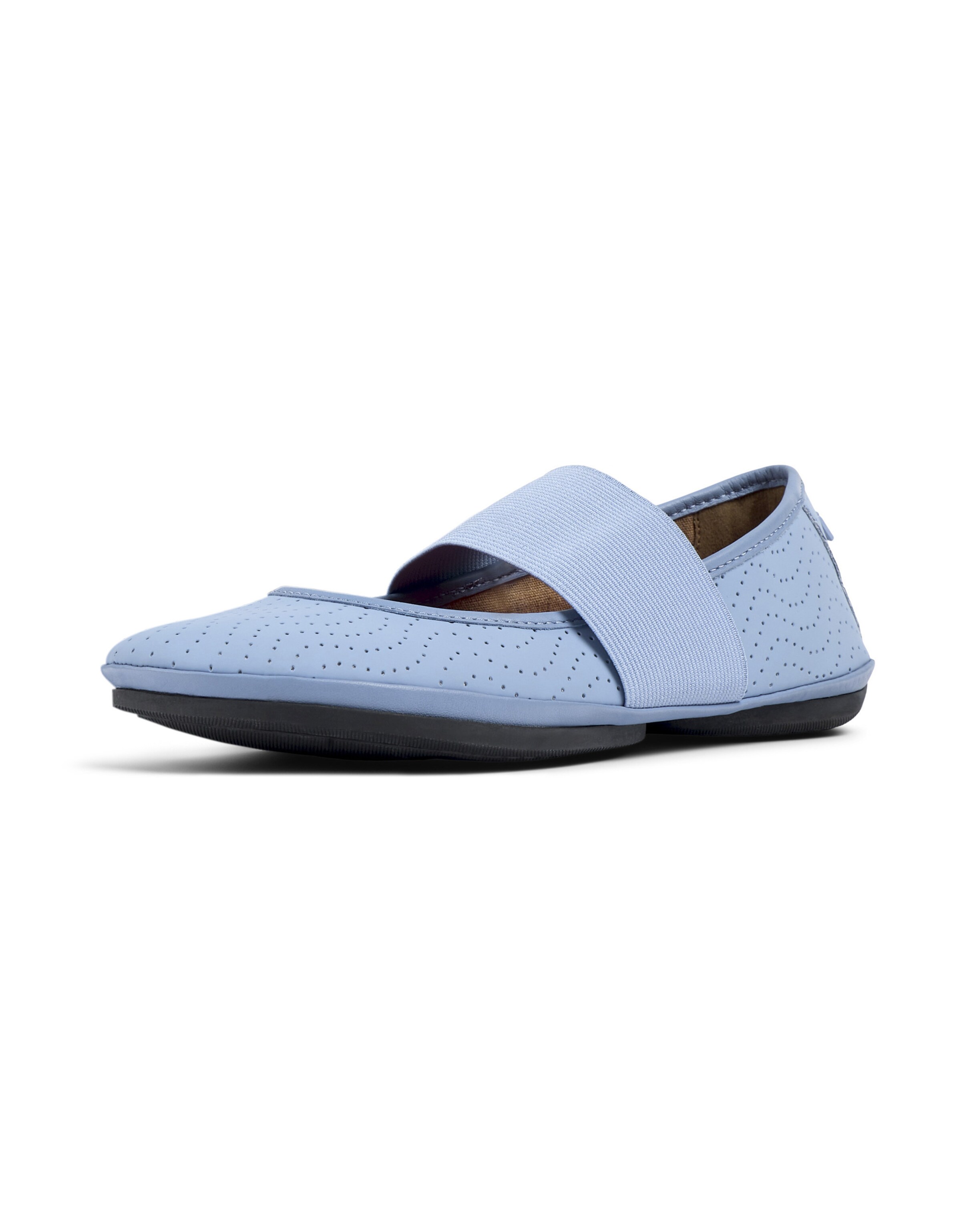 Ballerina con cinturino 'Right Nina' di CAMPER in blu: frontale