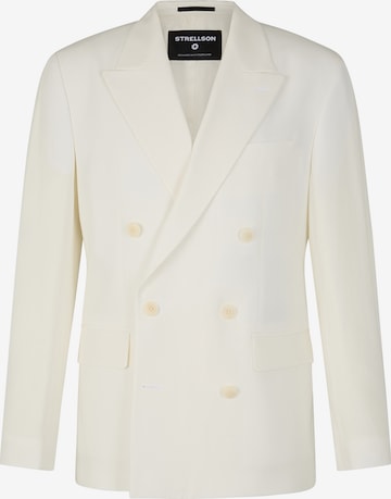 STRELLSON Slim fit Suit Jacket 'Ashton' in White: front