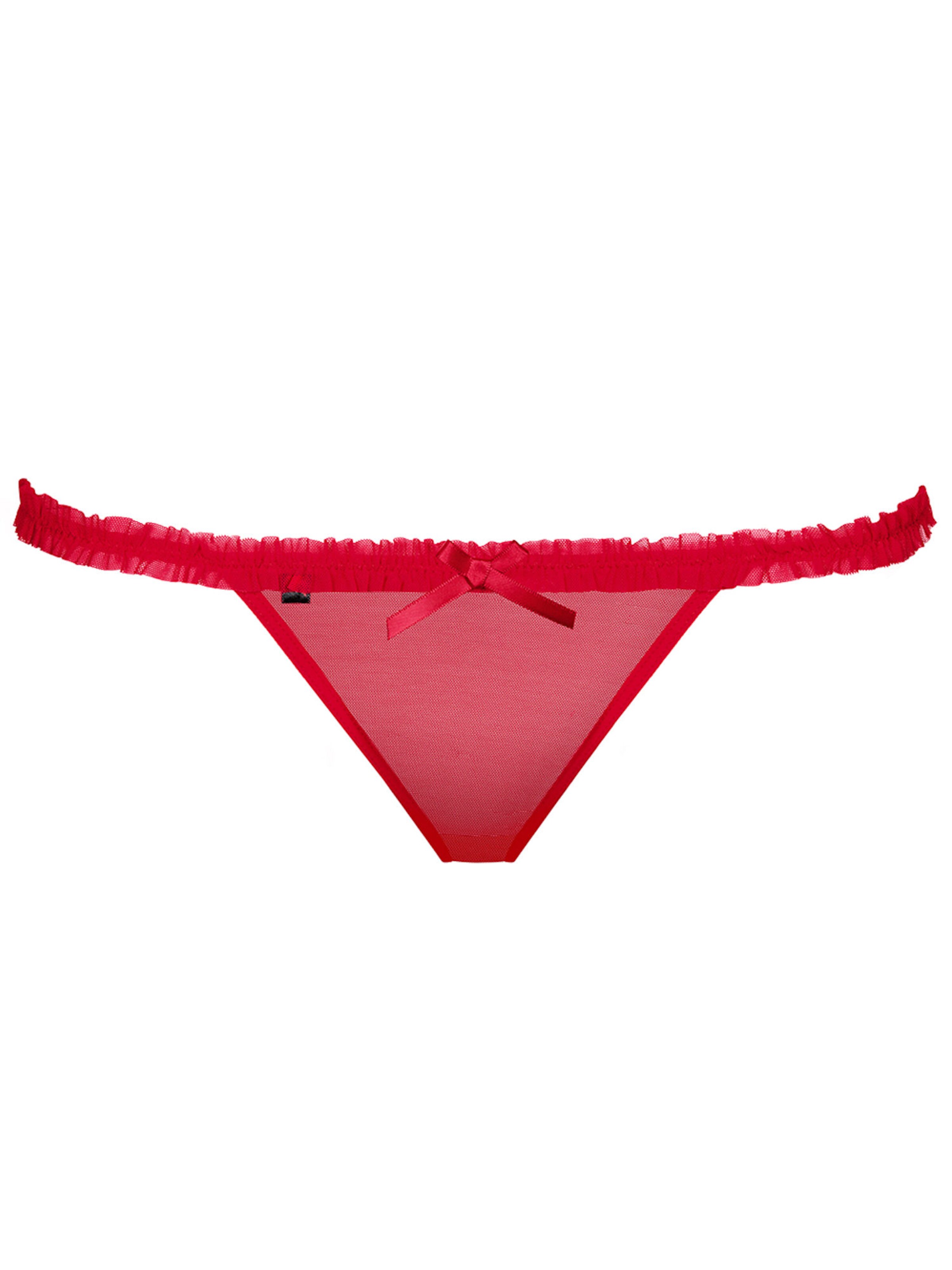 Obsessive String 'Romansia thong'‌‌‌‌‌‌‌‌‌‌ in Rot: Vorderseite