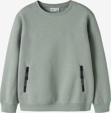 Felpa di NAME IT in verde: frontale