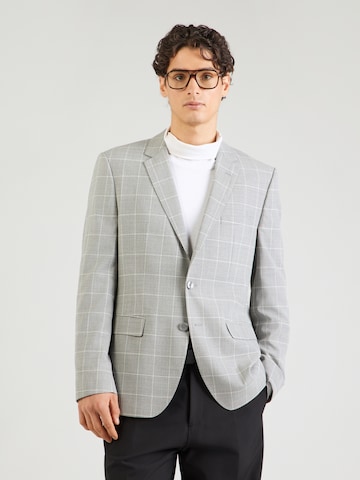 Coupe regular Veste de costume 'H-Jasper' BOSS en gris : devant