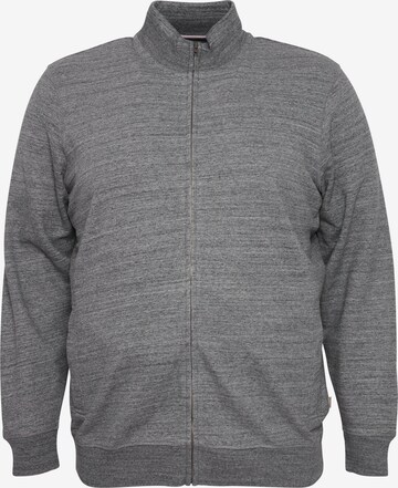 BLEND Zip-Up Hoodie 'Lenner' in Grey: front