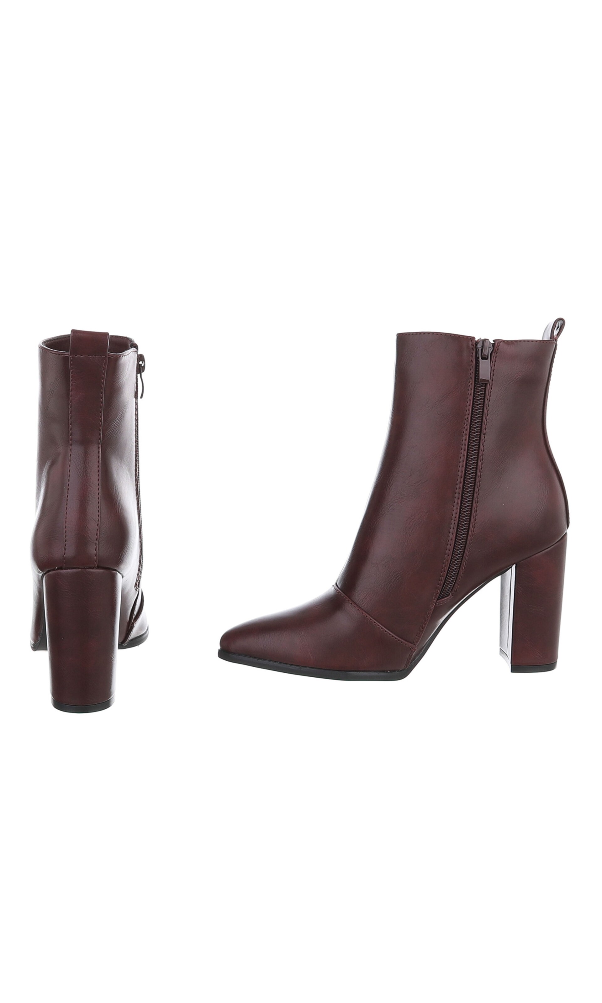 Ital-Design Stiefelette in Rot