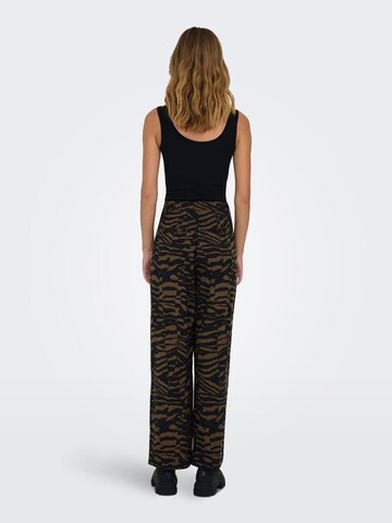ONLY Baggy Broek 'Bree' in Bruin