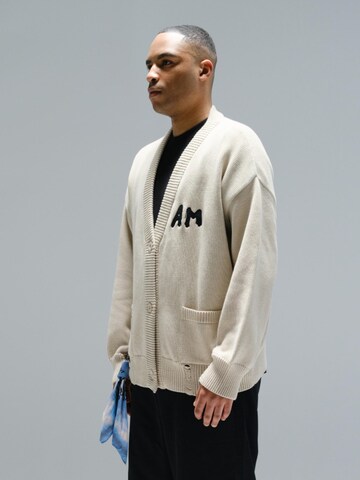 Alessandro Magno Knit Cardigan 'FASHION' in Beige