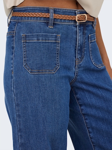 ONLY Laiad sääred Teksapüksid 'ONLWAUW', värv sinine