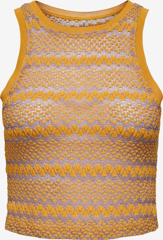 ONLY Knitted top 'LONI' in Yellow: front