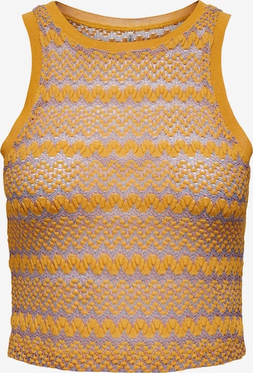 ONLY Knitted top 'LONI' in Yellow / Gold / Purple, Item view