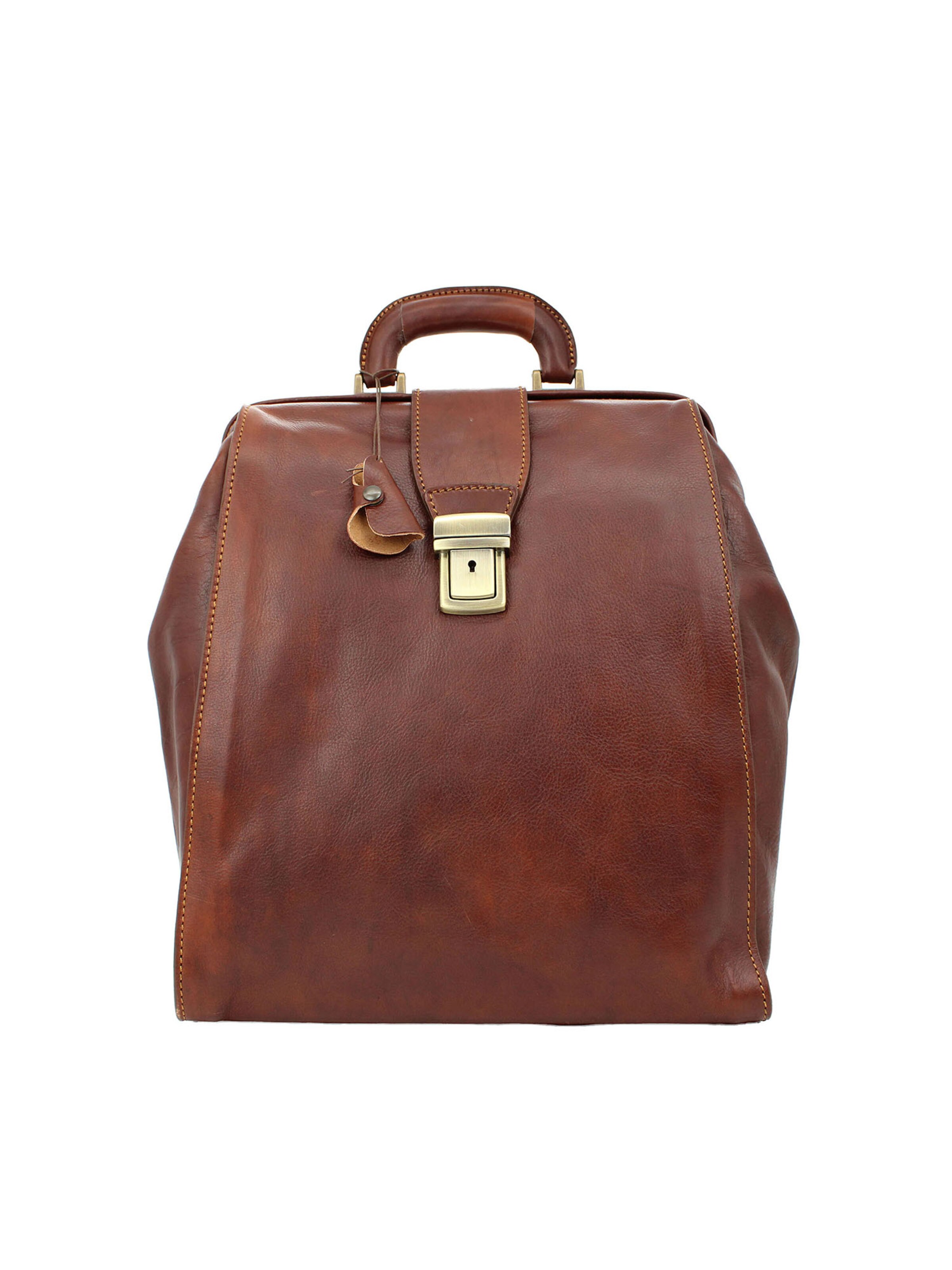 bupell Backpack 'Carmine' in Brown: front