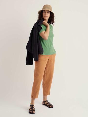 T-shirt 'Bryher View' Seasalt Cornwall en vert