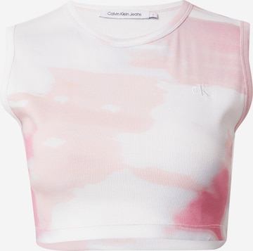 Calvin Klein Jeans Top in Roze: voorkant