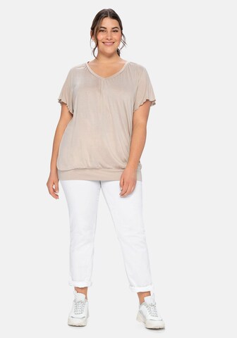 SHEEGO Shirt in Beige