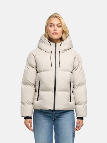 NAVAHOO Winterjas in Beige: voorkant