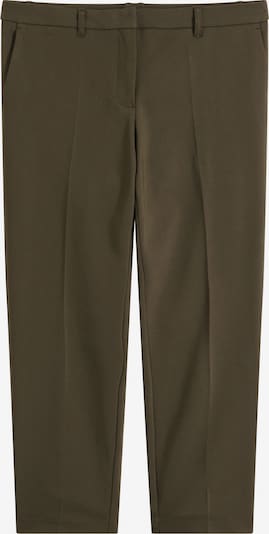 bonprix Bundfaltenhose in 34/Regular in oliv, Produktansicht