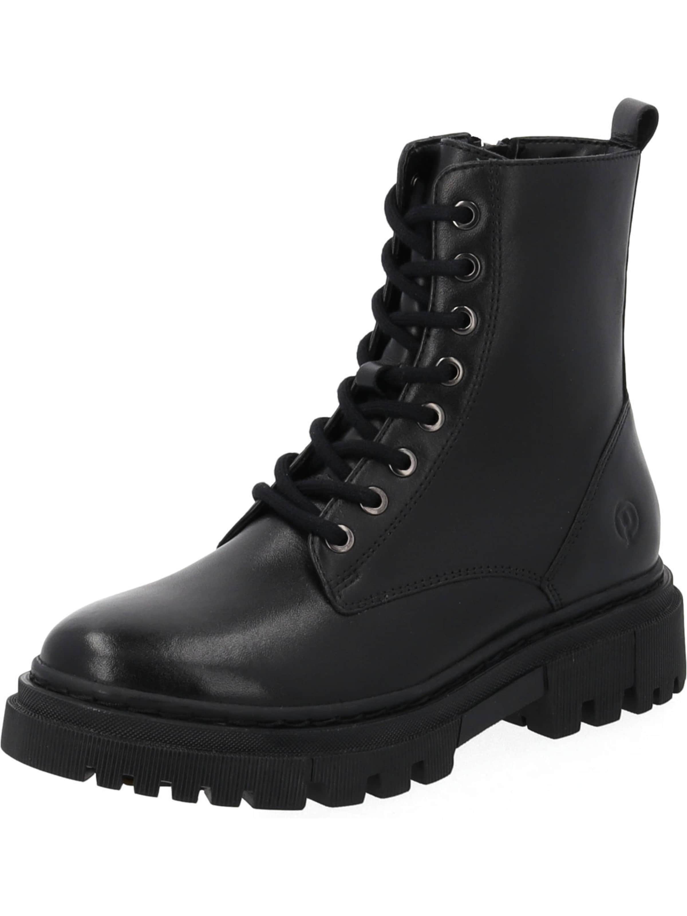 Palado Lace-up bootie 'Conlar' in Black: front