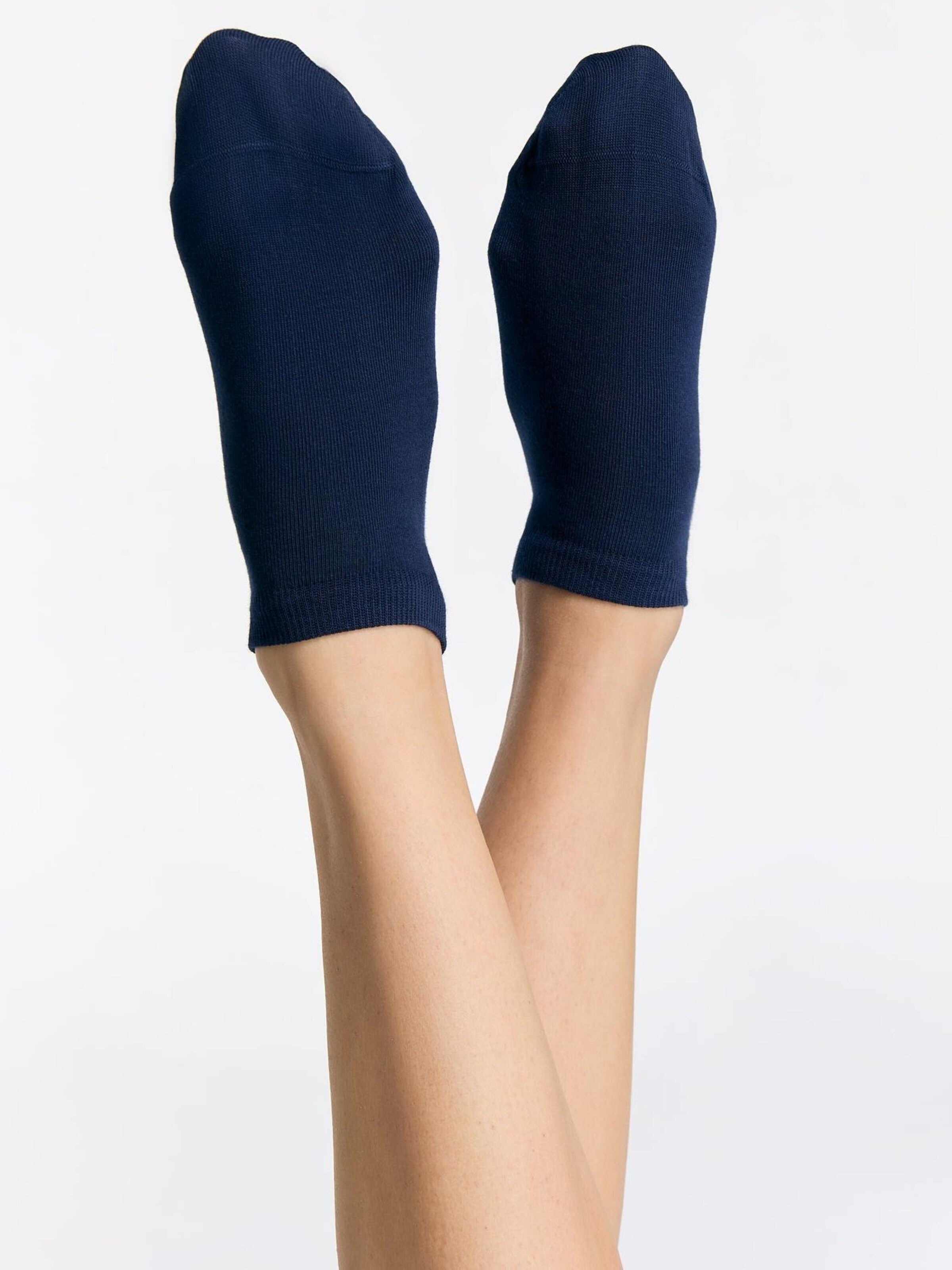 Albero Natur Ankle Socks in Blue