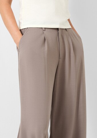 QS Wide leg Pants in Brown