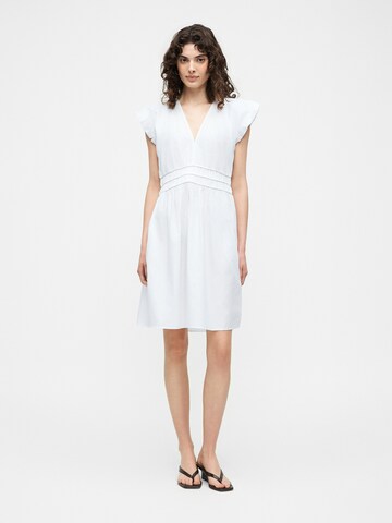 BOSS Рокля 'C_Darico' в бяло: отпред