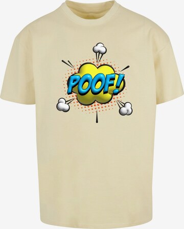 Maglietta 'Poof Comic' di Merchcode in giallo: frontale