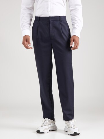 Guido Maria Kretschmer Men - regular Pantalón plisado 'Kalle' en azul: frente