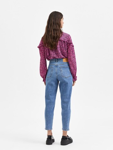 SELECTED FEMME regular Jeans 'FELINA' i blå