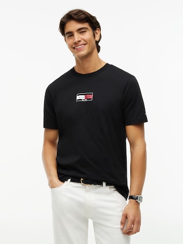 Maglietta 'LOVE' di TOMMY HILFIGER in nero: frontale