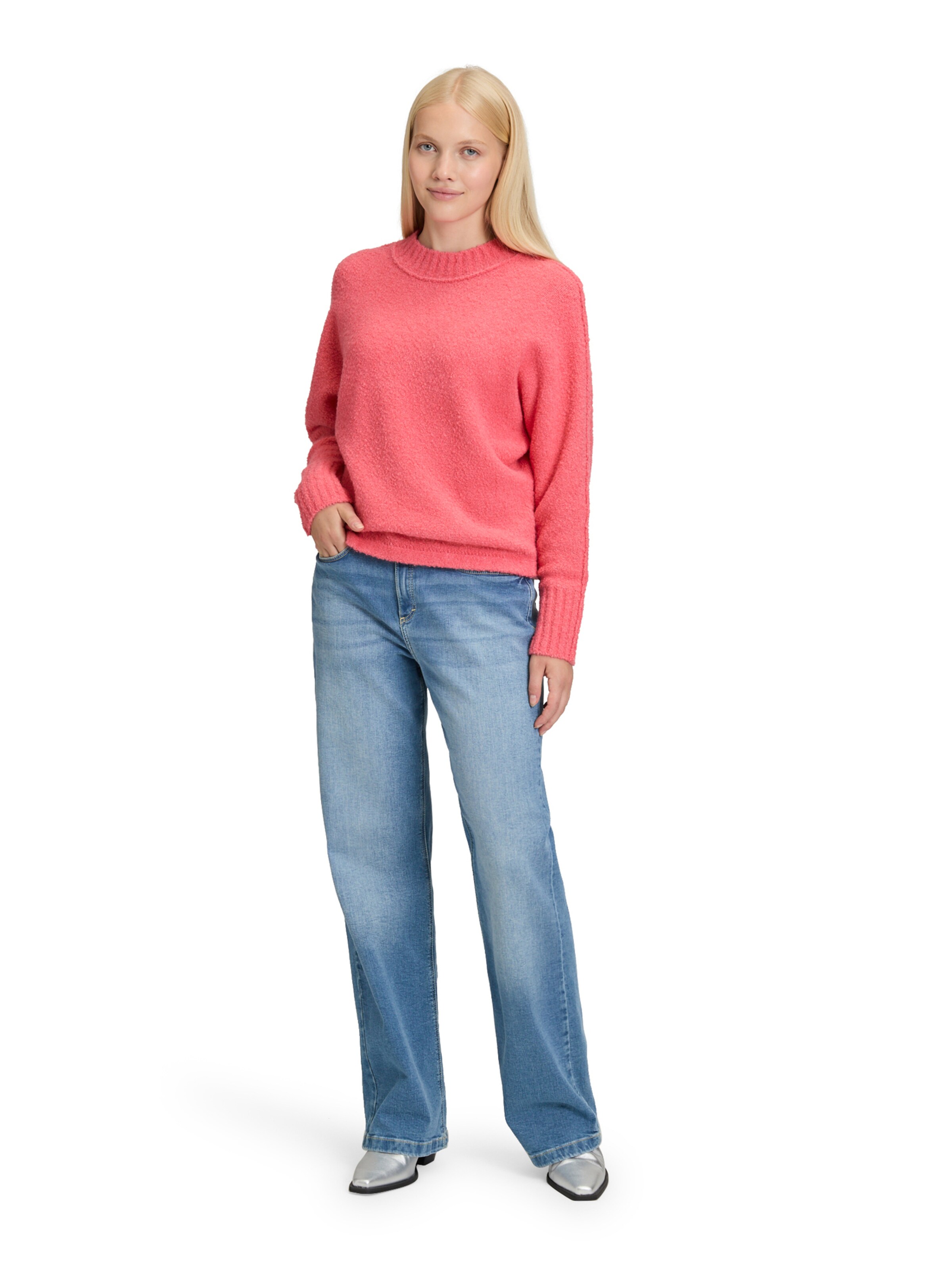 Cartoon Pullover in Orange