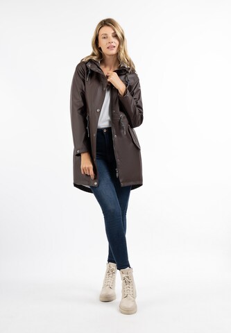 Manteau fonctionnel Usha en marron