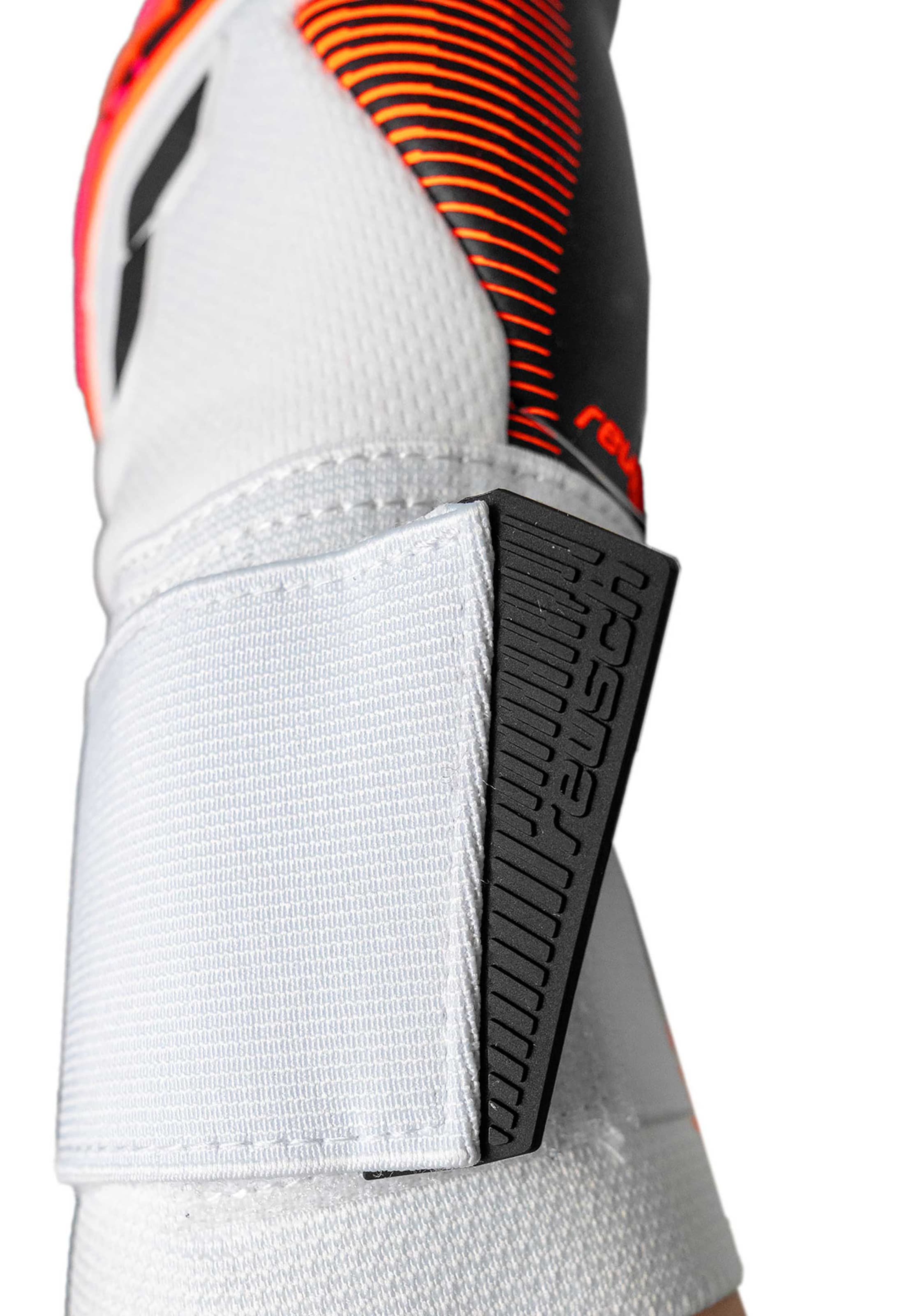 REUSCH Sports gloves 'Attrakt Freegel Gold X' in White