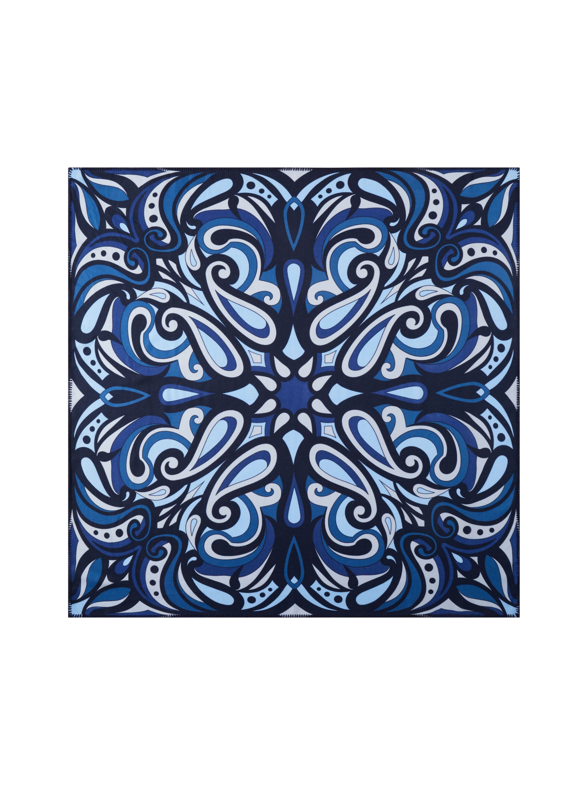 Foulard CODELLO en bleu : devant