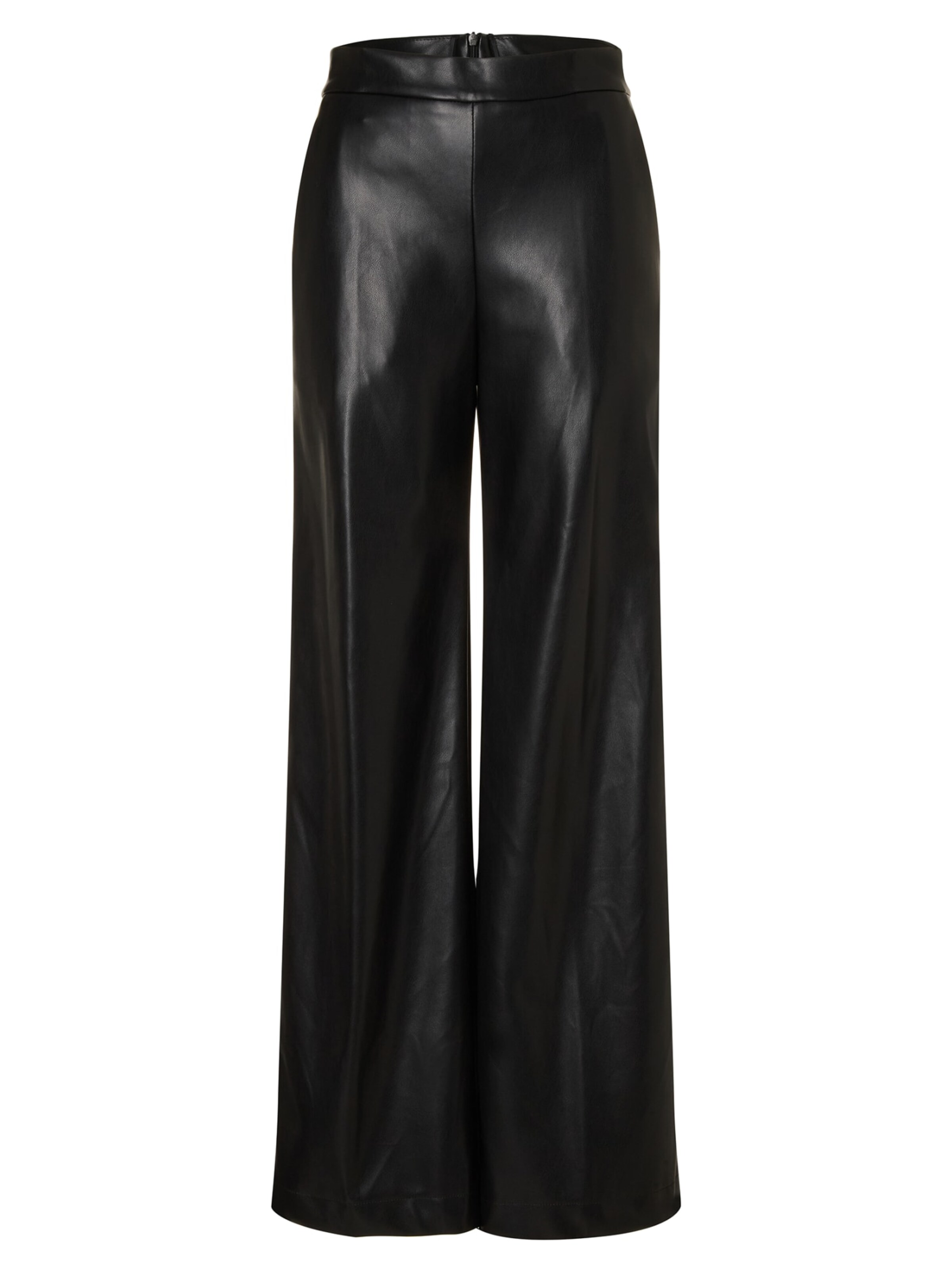 Ana Alcazar Wide leg Broek 'Enora' in Zwart: voorkant
