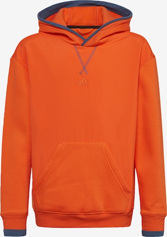 ADIDAS PERFORMANCE Athletic Sweater in Orange: front