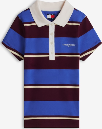 Tommy Jeans Majica veličine XXS u kraljevsko plava / pastelno žuta / ciklama / prljavo bijela, Pregled proizvoda