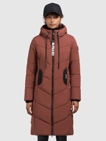 khujo - Sobretudo de inverno 'Aribay4' em vermelho: frente