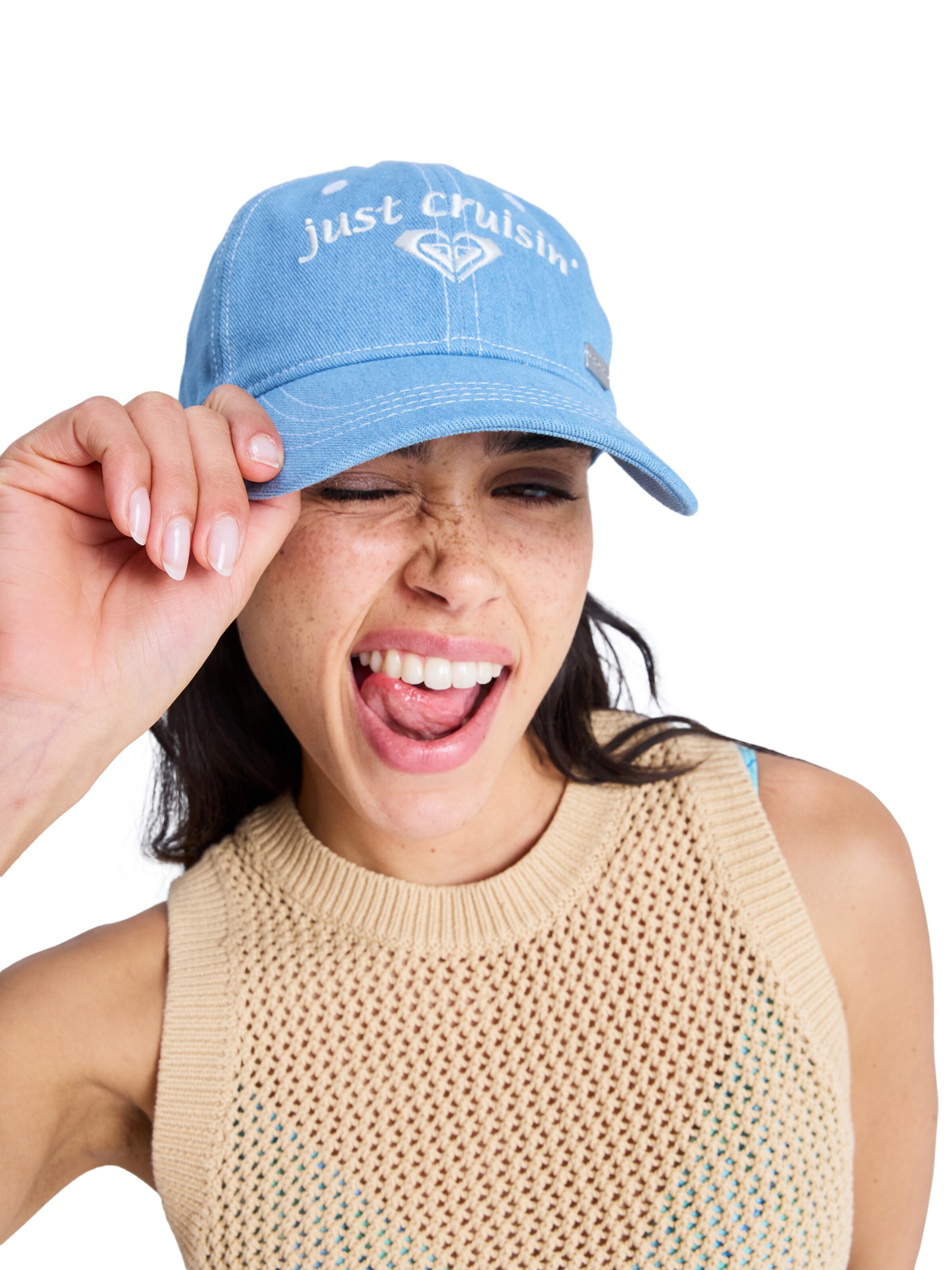ROXY Cap 'Sparking Cupcake' in Blau: Vorderseite