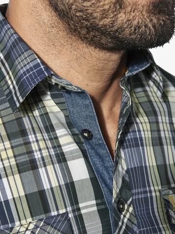 Jan Vanderstorm Comfort fit Button Up Shirt 'Runkar' in Green