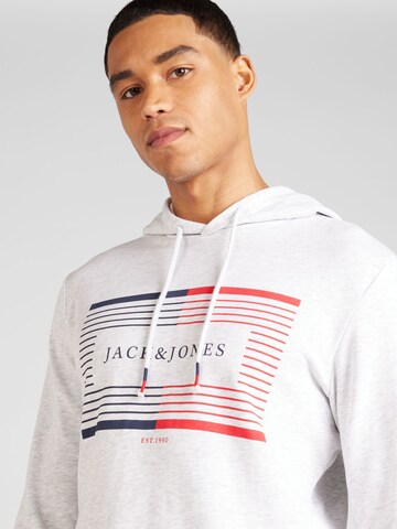 JACK & JONES Sweatshirt 'CYRUS' i vit