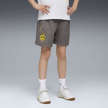 PUMA Regular Sportshorts 'Borussia Dortmund' in Grau: Vorderseite