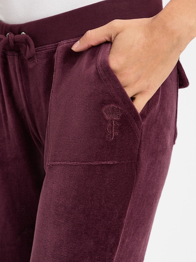 Juicy Couture Pantalon en bordeaux, Vue avec produit