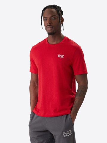 T-Shirt 'T-shirt EA7 da Uomo - nero 8NPT250208 NEROORO' EA7 Emporio Armani en rouge