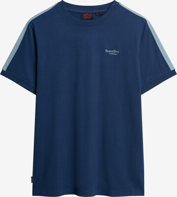 Superdry Shirt 'Essential' in Blauw: voorkant