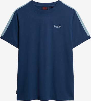 T-Shirt 'Essential' Superdry en bleu : devant