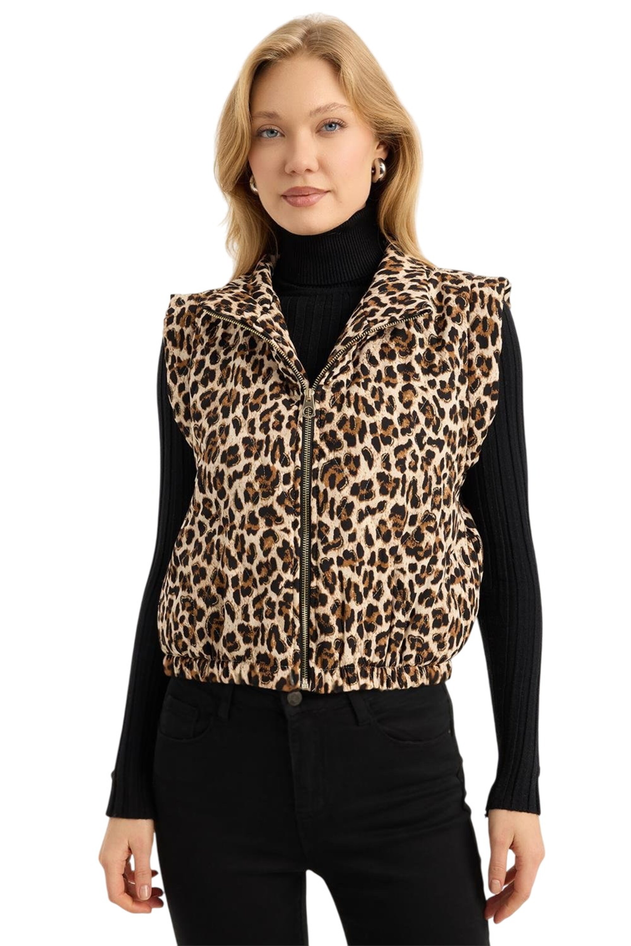 HOME STORE Vest in Brown: front